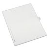 Preprinted Legal Exhibit Side Tab Index Dividers, Allstate Style, 10-Tab, 38, 11 x 8.5, White, 25/Pack1