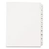 Preprinted Legal Exhibit Side Tab Index Dividers, Allstate Style, 10-Tab, I to X, 11 x 8.5, White, 1 Set1