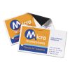 Magnetic Business Cards, Inkjet, 2 x 3.5, White, 30 Cards, 10 Cards/Sheet, 3 Sheets/Pack2