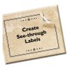 Matte Clear Shipping Labels, Inkjet Printers, 8.5 x 11, Clear, 25/Pack2