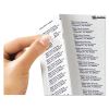 Matte Clear Easy Peel Mailing Labels with Sure Feed Technology, Inkjet Printers, 0.5 x 1.75, Clear, 80/Sheet, 25 Sheets/Pack2