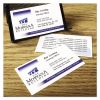 True Print Clean Edge Business Cards, Inkjet, 2 x 3.5, White, 200 Cards, 10 Cards/Sheet, 20 Sheets/Pack2