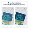 Fabric Transfers, 8.5 x 11, White, 18/Pack2