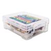 Super Stacker Crayon Box, Plastic, 4.75 x 3.5 x 1.6, Clear2