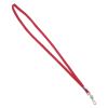 Deluxe Lanyards, J-Hook Style, 36" Long, Red, 24/Box1