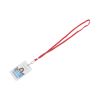 Deluxe Lanyards, J-Hook Style, 36" Long, Red, 24/Box2