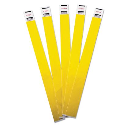 Crowd Management Wristbands, Sequentially Numbered, 9.75" x 0.75", Yellow, 500/Pack1