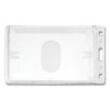 Frosted Two-Card Rigid Badge Holders, Vertical, Frosted 2.5" x 4.13" Holder, 2.13" x 3.38" Insert, 25/Box2
