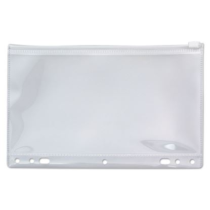 Zip-All Ring Binder Pocket, 6 x 9.5, Clear1