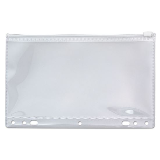 Zip-All Ring Binder Pocket, 6 x 9.5, Clear1