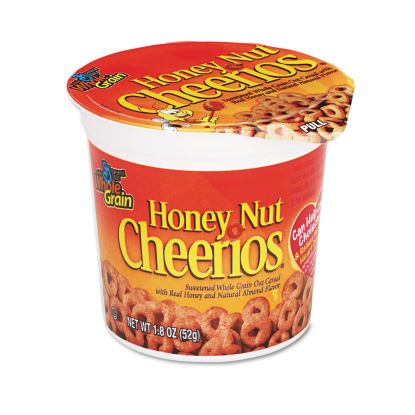 Honey Nut Cheerios Cereal, Single-Serve 1.8 oz Cup, 6/Pack1