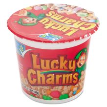 Lucky Charms Cereal, Single-Serve 1.73 oz Cup, 6/Box1