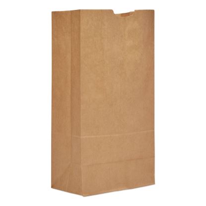 Grocery Paper Bags, 50 lb Capacity, #20, 8.25" x 5.94" x 16.13", Kraft, 500 Bags1