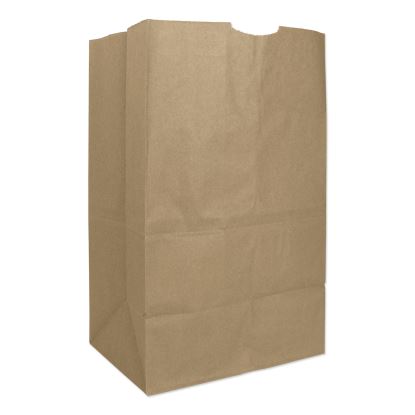 Grocery Paper Bags, 50 lbs Capacity, #20 Squat, 8.25"w x 5.94"d x 13.38"h, Kraft, 500 Bags1