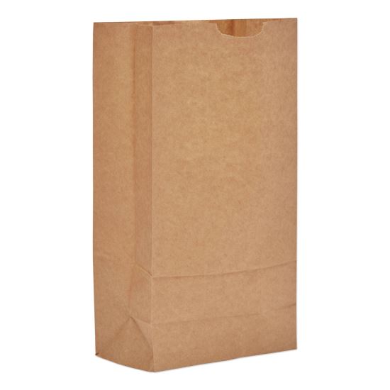 Grocery Paper Bags, 35 lb Capacity, #10, 6.31" x 4.19" x 13.38", Kraft, 500 Bags1