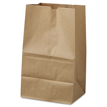 Grocery Paper Bags, 40 lb Capacity, #20 Squat, 8.25" x 5.94" x 13.38", Kraft, 500 Bags1