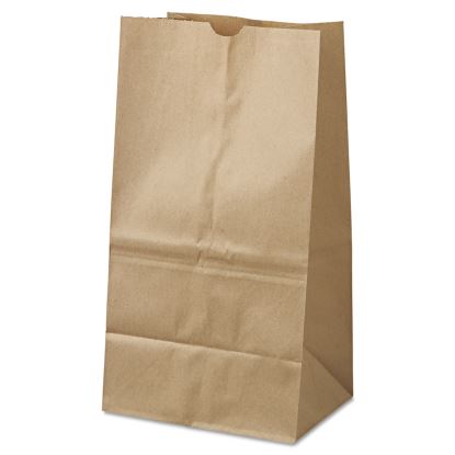 Grocery Paper Bags, 40 lb Capacity, #25 Squat, 8.25" x 6.13" x 15.88", Kraft, 500 Bags1