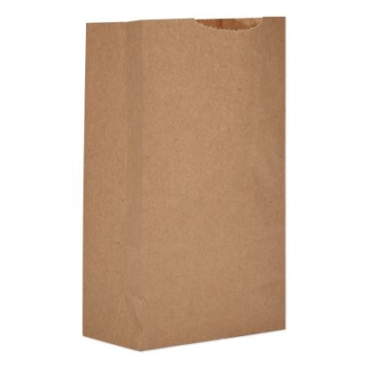 Grocery Paper Bags, 30 lb Capacity, #3, 4.75" x 2.94" x 8.56", Kraft, 500 Bags1