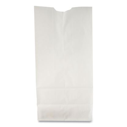 Grocery Paper Bags, 30 lb Capacity, #2, 4.31" x 2.44" x 7.88", White, 500 Bags1