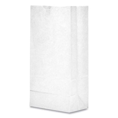 Grocery Paper Bags, 35 lb Capacity, #8, 6.13" x 4.17" x 12.44", White, 500 Bags1