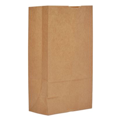 Grocery Paper Bags, 57 lb Capacity, #12, 7.06" x 4.5" x 13.75", Kraft, 500 Bags1