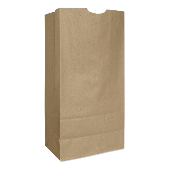 Grocery Paper Bags, 57 lb Capacity, #16, 7.75" x 4.81" x 16", Kraft, 500 Bags1