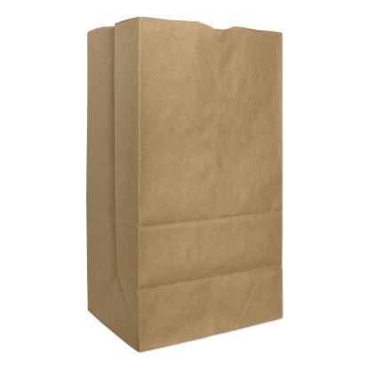 Grocery Paper Bags, 57 lb Capacity, #25, 8.25" x 6.13" x 15.88", Kraft, 500 Bags1