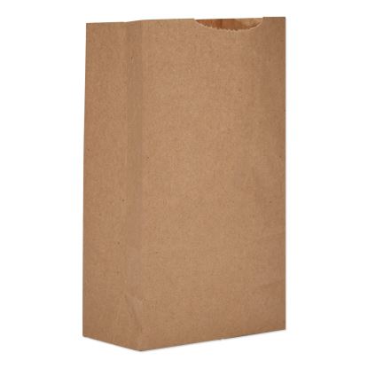 Grocery Paper Bags, 52 lb Capacity, #3, 4.75" x 2.94" x 8.04", Kraft, 500 Bags1