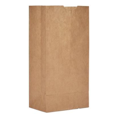 Grocery Paper Bags, 50 lb Capacity, #4, 5" x 3.13" x 9.75", Kraft, 500 Bags1