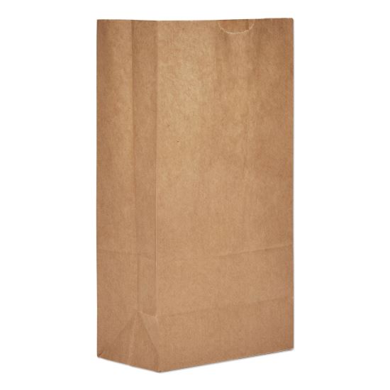 Grocery Paper Bags, 50 lb Capacity, #5, 5.25" x 3.44" x 10.94", Kraft, 500 Bags1