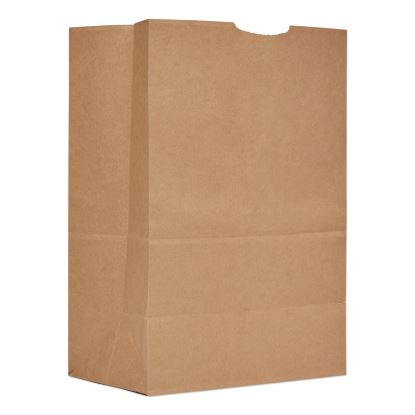 Grocery Paper Bags, 57 lbs Capacity, 1/6 BBL, 12"w x 7"d x 17"h, Kraft, 500 Bags1