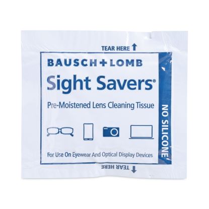 Sight Savers Premoistened Lens Cleaning Tissues, 8 x 5, 100/Box, 10 Box/Carton1