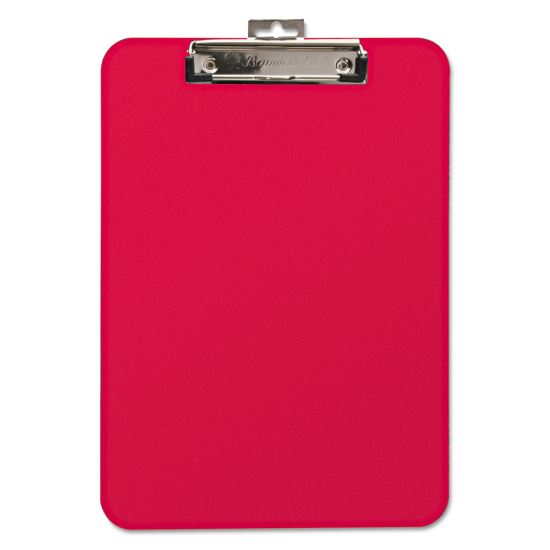 Unbreakable Recycled Clipboard, 0.25" Clip Capacity, Holds 8.5 x 11 Sheets, Red1