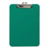 Unbreakable Recycled Clipboard, 0.25" Clip Capacity, Holds 8.5 x 11 Sheets, Green1