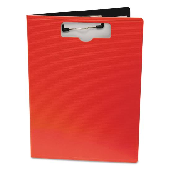 Portfolio Clipboard with Low-Profile Clip, Portrait Orientation, 0.5" Clip Capacity, Holds 8.5 x 11 Sheets, Red1