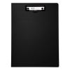 Portfolio Clipboard with Low-Profile Clip, Portrait Orientation, 0.5" Clip Capacity, Holds 8.5 x 11 Sheets, Black2