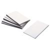 Business Card Magnets, 2 x 3.5, White, Adhesive Coated, 25/Pack2