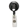 ID Card Reel with Belt Clip, 30" Extension, Black2