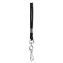 Rope Lanyard, Metal Hook Fastener, 36" Long, Nylon, Black1