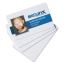 SICURIX Blank ID Card, 2 1/8 x 3 3/8, White, 100/Pack1