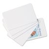 SICURIX Blank ID Card, 2 1/8 x 3 3/8, White, 100/Pack2