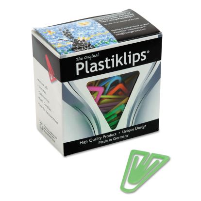 Plastiklips Paper Clips, Extra Large, Assorted Colors, 50/Box1