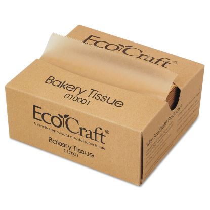 EcoCraft Interfolded Dry Wax Deli Sheets, 6 x 10.75, Natural, 1,000/Box, 10 Boxes/Carton1
