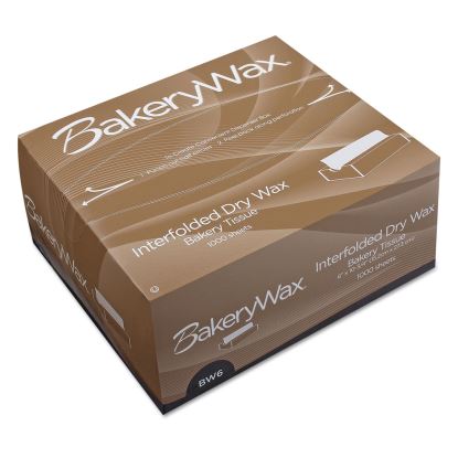EcoCraft Interfolded Dry Wax Bakery Tissue, 6 x 10.75, White, 1,000/Box, 10 Boxes/Carton1