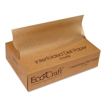 EcoCraft Interfolded Soy Wax Deli Sheets, 8 x 10.75, 500/Box, 12 Boxes/Carton1