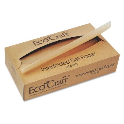 EcoCraft Interfolded Soy Wax Deli Sheets, 10 x 10.75, 500/Box, 12 Boxes/Carton1