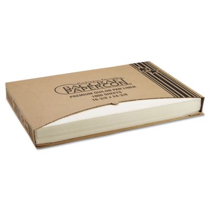 Grease-Proof Quilon Pan Liners, 16.38 x 24.38, White, 1,000 Sheets/Carton1