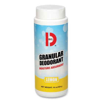 Granular Deodorant, Lemon, 16 oz, Shaker Can, 12/Carton1