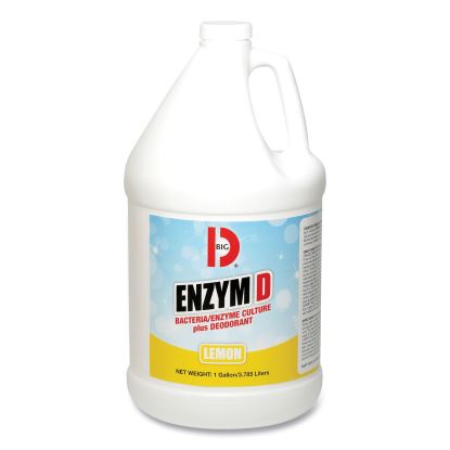 Enzym D Digester Liquid Deodorant, Lemon, 1 gal Bottle, 4/Carton1