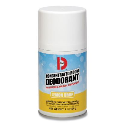 Metered Concentrated Room Deodorant, Lemon Scent, 7 oz Aerosol Spray, 12/Carton1